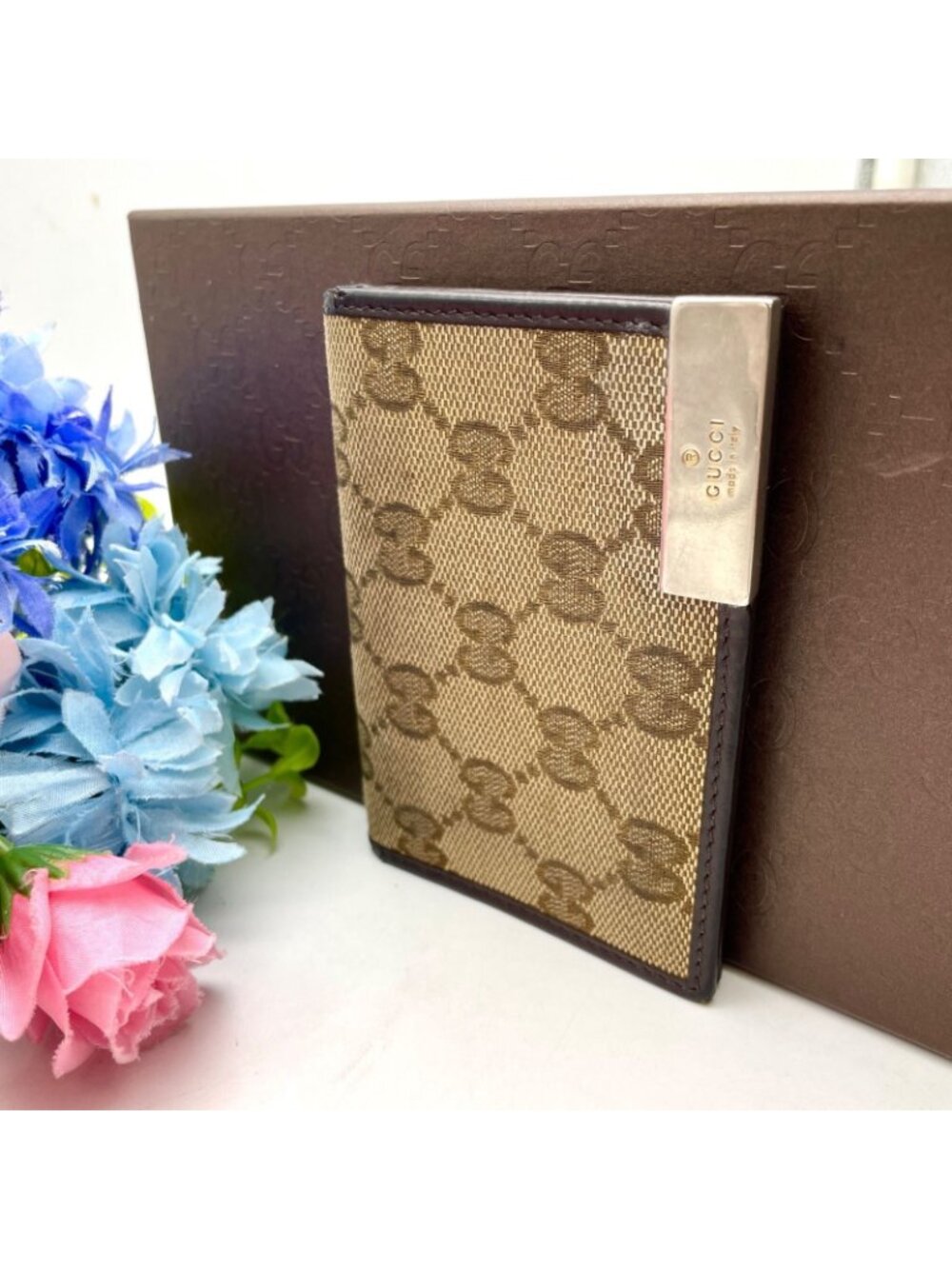 Gucci GG Canvas Card Case Brown - Picture 2 of 15